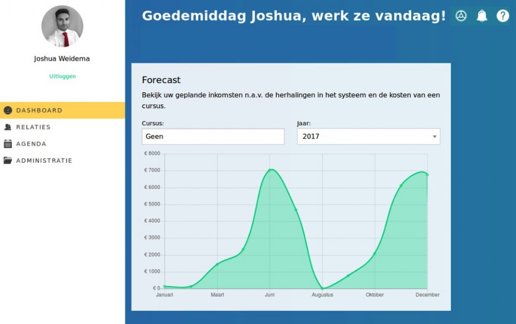 dashboard lms software